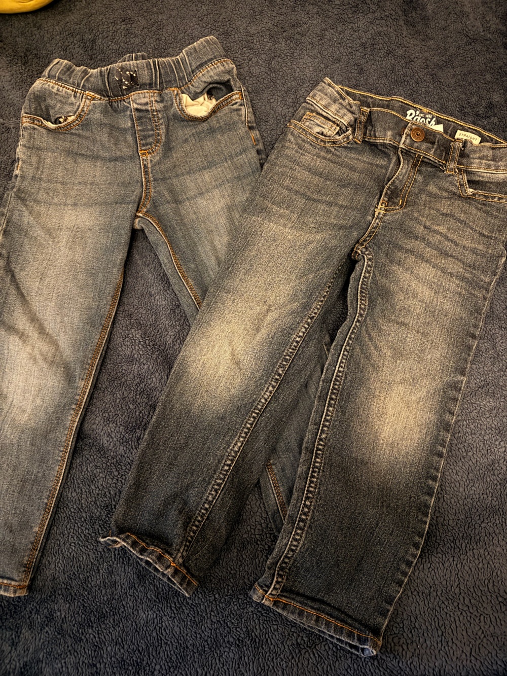 OshKosh B'gosh Boys Faded Blue Denim Jeans Pair